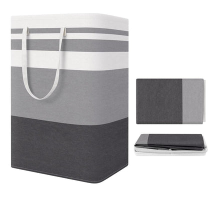 2Pcs Large Laundry Baskets Waterproof Laundry Hampers Collapsible Clothes Hamper