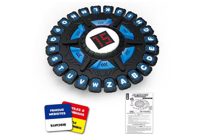 Alphabet Chess Board Game 15 Seconds And 36 Category Cards Family Games -Blue
