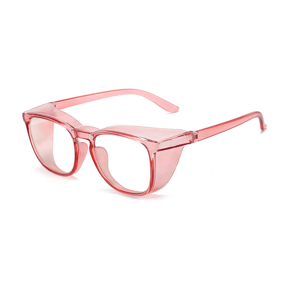 Safety Goggles Anti-Fog Blue Light Blocking Safety Glasses Protective Eyewear Pink