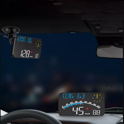 Universal Car Digital GPS Speedometer HUD Head Up Display for Vehicles MPH Overspeed Alarm