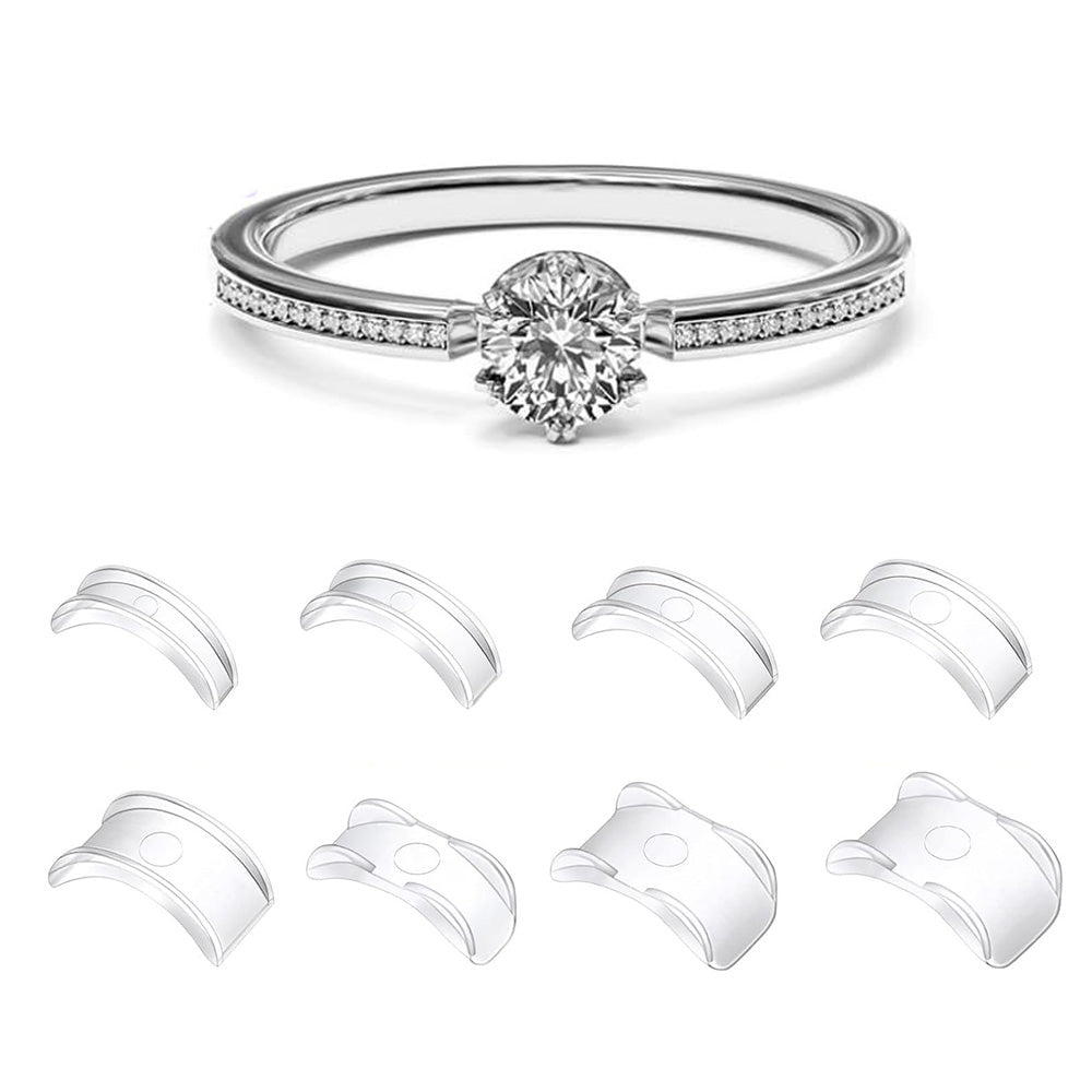 26Pcs Ring Sizers for Loose Rings Invisible Ring Guards Spacer Adjuster for Men and Women
