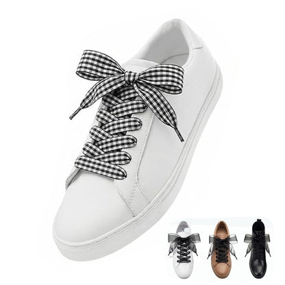 6 Pairs Wide Satin Ribbon Replacement Shoelaces