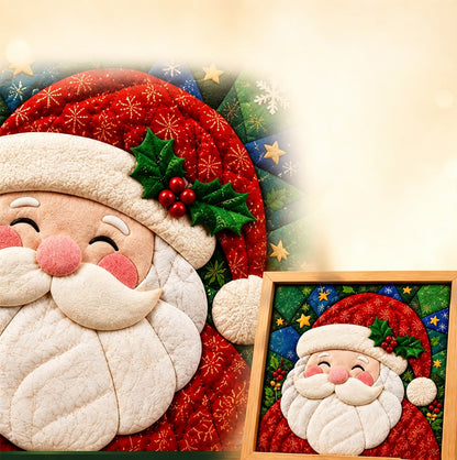 Fabric Poke Art Kit for Adults 3D Christmas Santa Claus DIY Craft - Santa