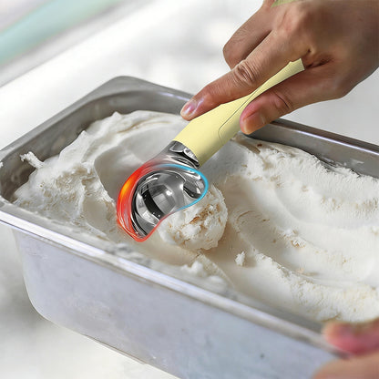 Heated Rechargeable Ice Cream Scoop with Stand Electric Warming Spoon