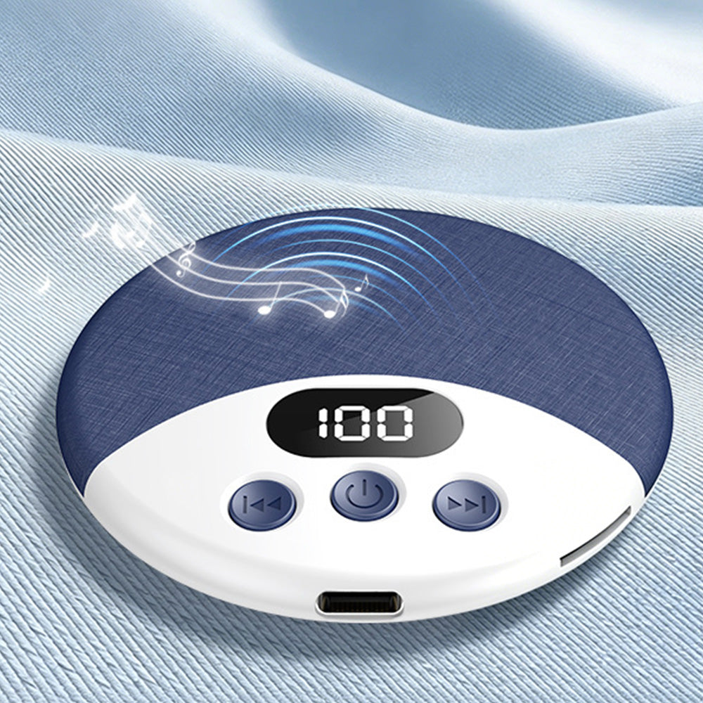 Under Pillow Bluetooth Sleep Speaker Wireless Bone Conduction Pillow Speaker-Blue
