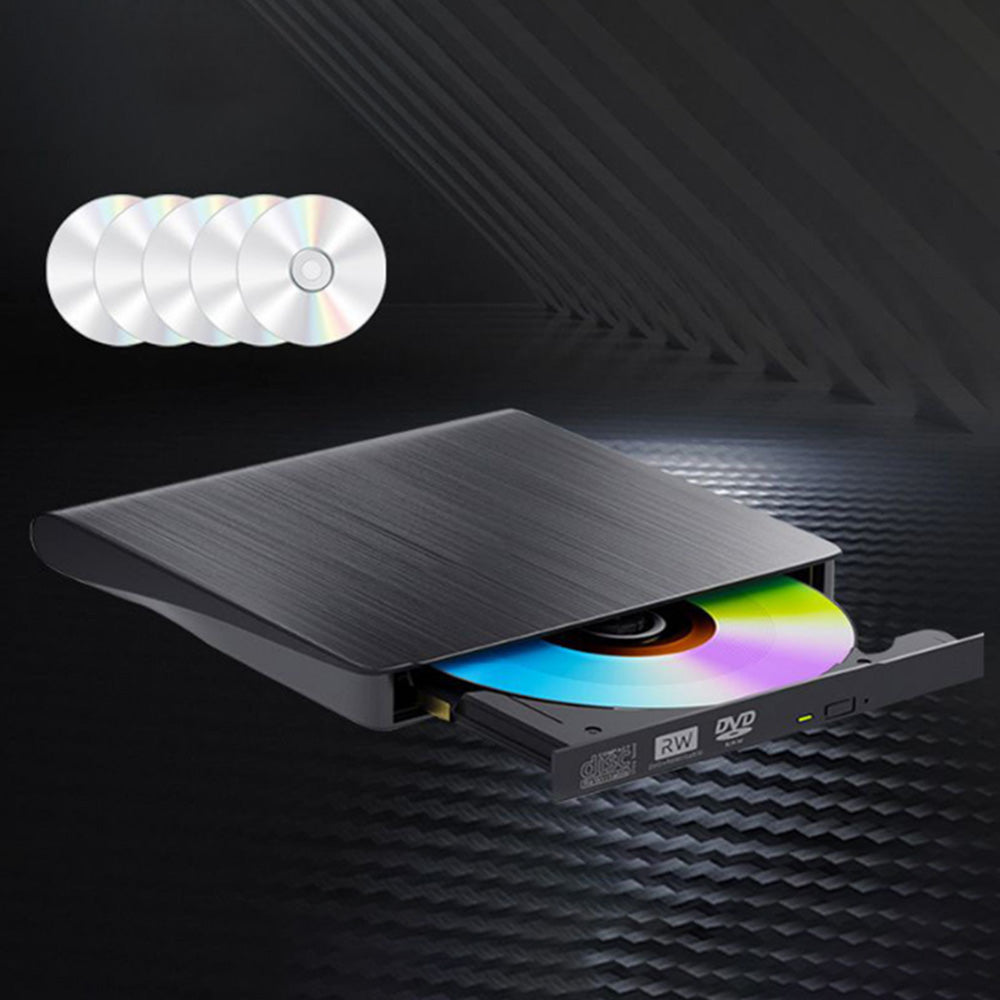 USB 3.0 External CD DVD RW Drive Slim Writer Burner Player for Laptop PC