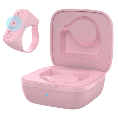 Bluetooth Remote Control TikTok Kindle Page Turner Bluetooth Ring Button for iPhone Android Pink