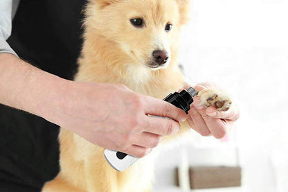 Silent Pet Nail Grinder Electric Dog Nail Trimmer Grooming Tool