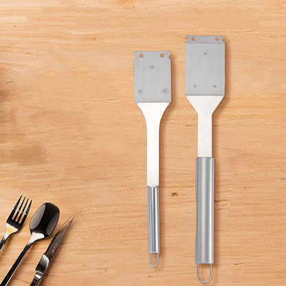 2Pcs Set Grill Cleaning Tools BBQ Grill Brush Scraper