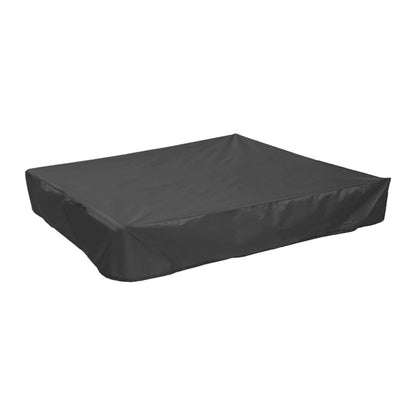 Square Sandbox Sandpit Cover Sandbox Canopy With Drawstring for Sandpit Toys Black