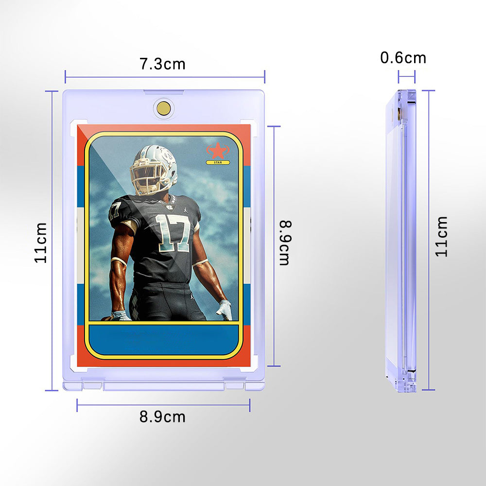 5 PCS Plastic Trading Card Holders