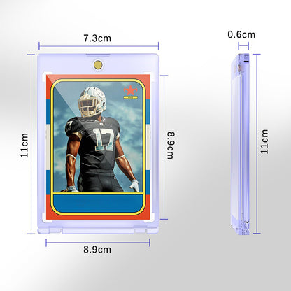 5 PCS Plastic Trading Card Holders