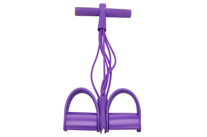 6 Tube Foot Pedal Resistance Band Ankle Puller Exercise Tension Rope