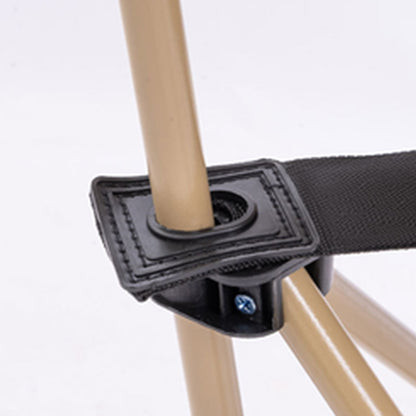 Camping Chair with Canopy Folding Outdoor Chair -Khaki
