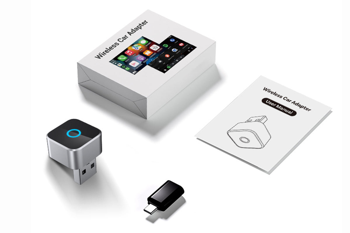 Wireless CarPlay Adapter Plug and Play for Apple iOS 10 Android 11.0