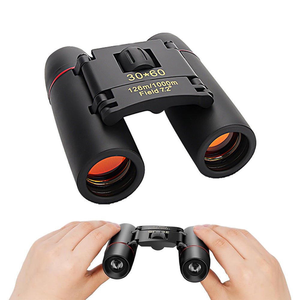 30x60 Compact Binoculars Small Binoculars for Bird Watching Travel Sightseeing