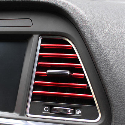 20 Pack Car Interior Air Vent Decorative Trim Strip-Red