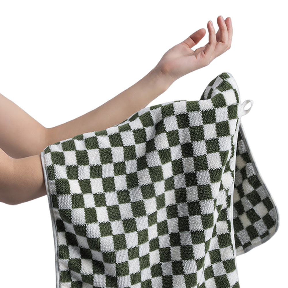 4Pcs Set Absorbent Hand Towels Soft Fleece Face Towels for Bathroom Kitchen Gym Style 2