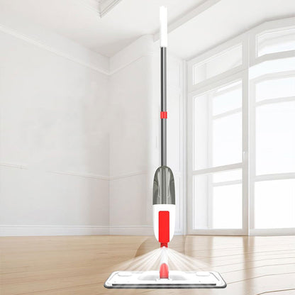 Microfiber Spray Mop Flat Dust Mop Dry Wet Mop for Wood Tile Ceramic Floor Cleaning Red
