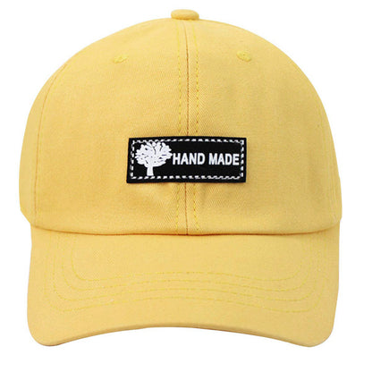 2 In 1 Adjustable Duckbill Hat Eye Shade Baseball Cap Yellow