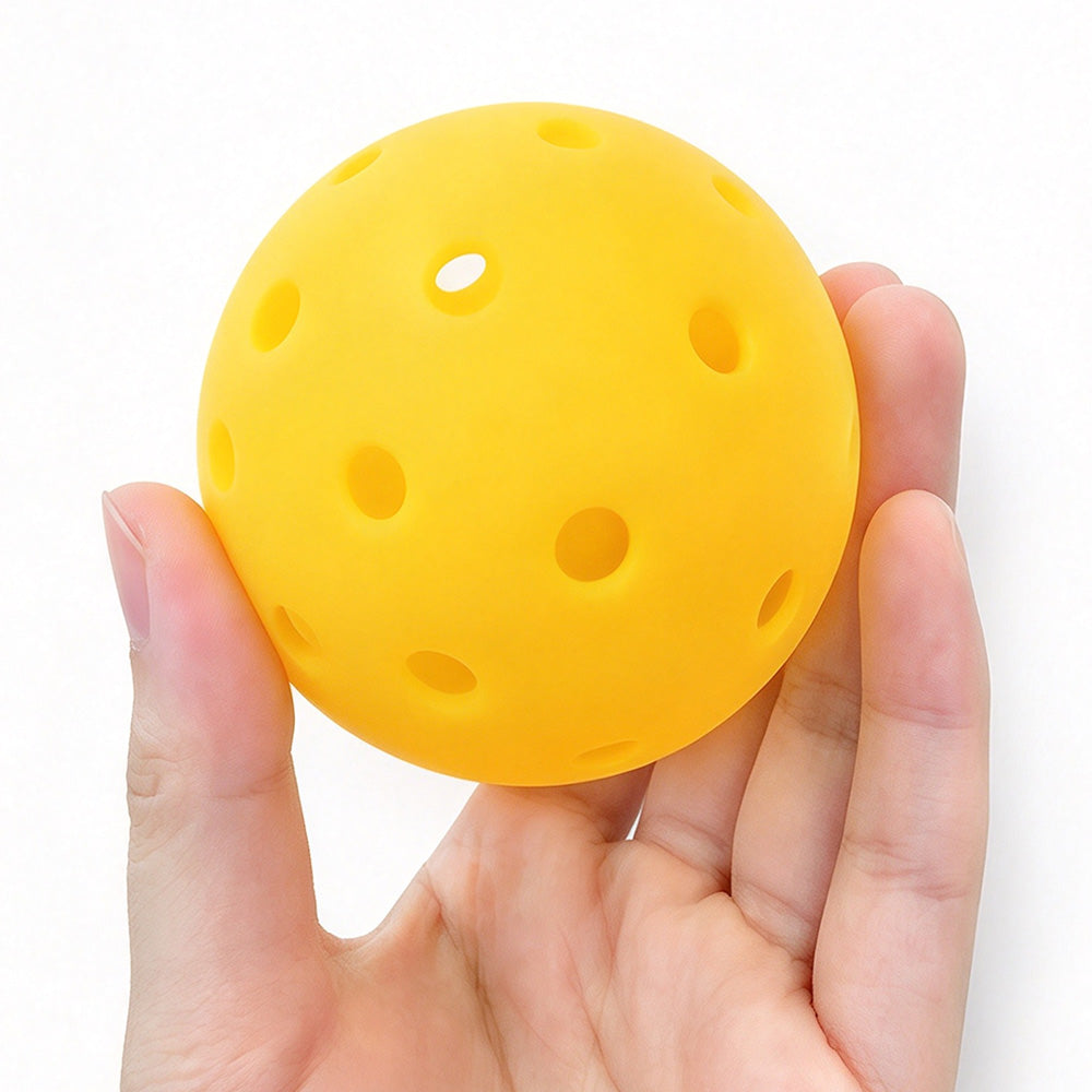 12 Pack TPE 26 Hole Training Balls High Visibility Indoor Outdoor