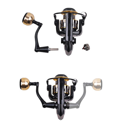 Spinning Fishing Reel HE Series 5000 6000 7000 Size 12 Ball Bearings 10kg Drag