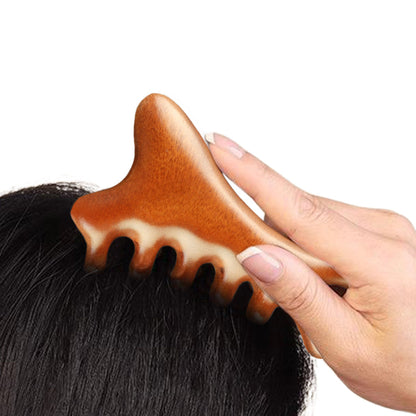4-in-1 Gua Sha Tool for Face Body Head Massage Comb