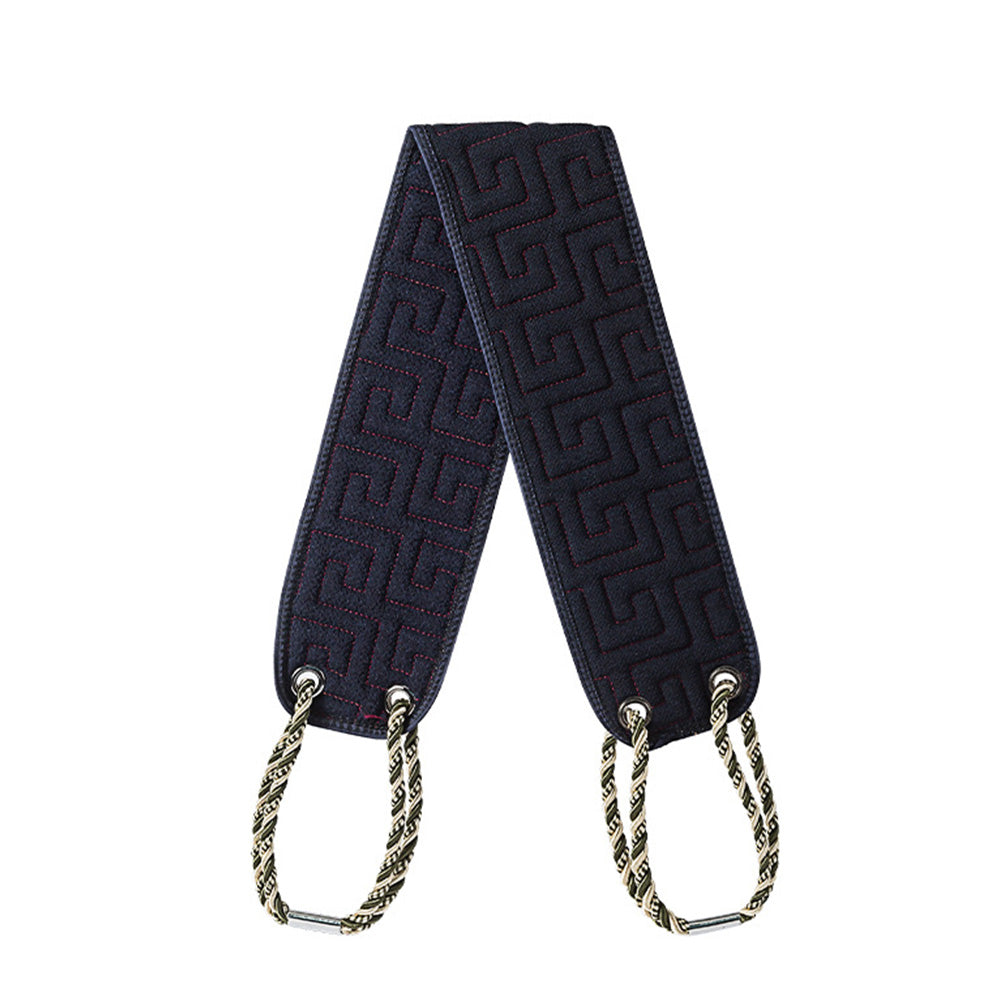 Exfoliating Back Scrubber with Handle Double-Sided Shower Body Scrub Towel Back Washer