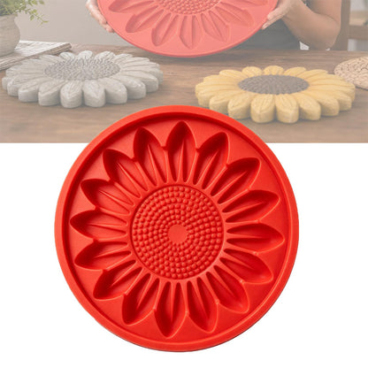 Concrete Molds Stepping Stone Mold for Garden Path - Sunflower