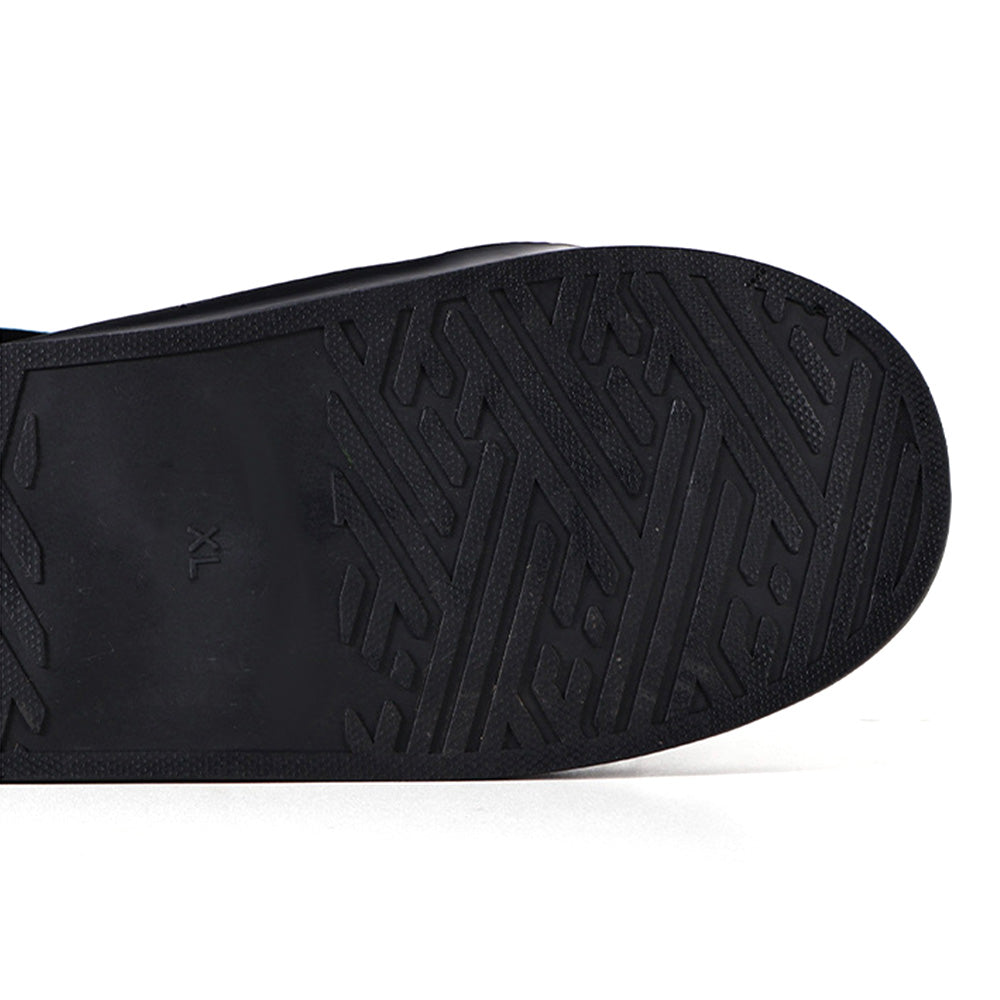 Water-resistant Shoe Covers with Reflective Strip -Black