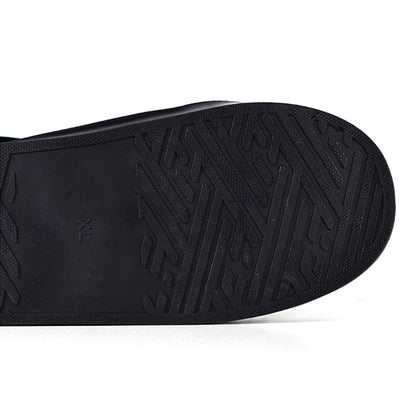 Water-resistant Shoe Covers with Reflective Strip -Black