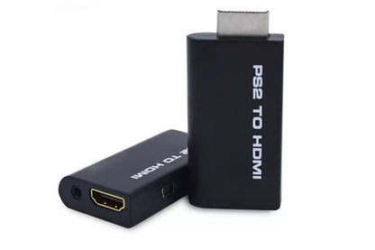 PS2 To HDMI Converter Adapter With USB Power Cable Supports All PS2 Display Mode