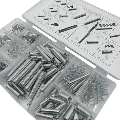 200 PCS Springs Assortment Kit Carbon Steel Spring Set