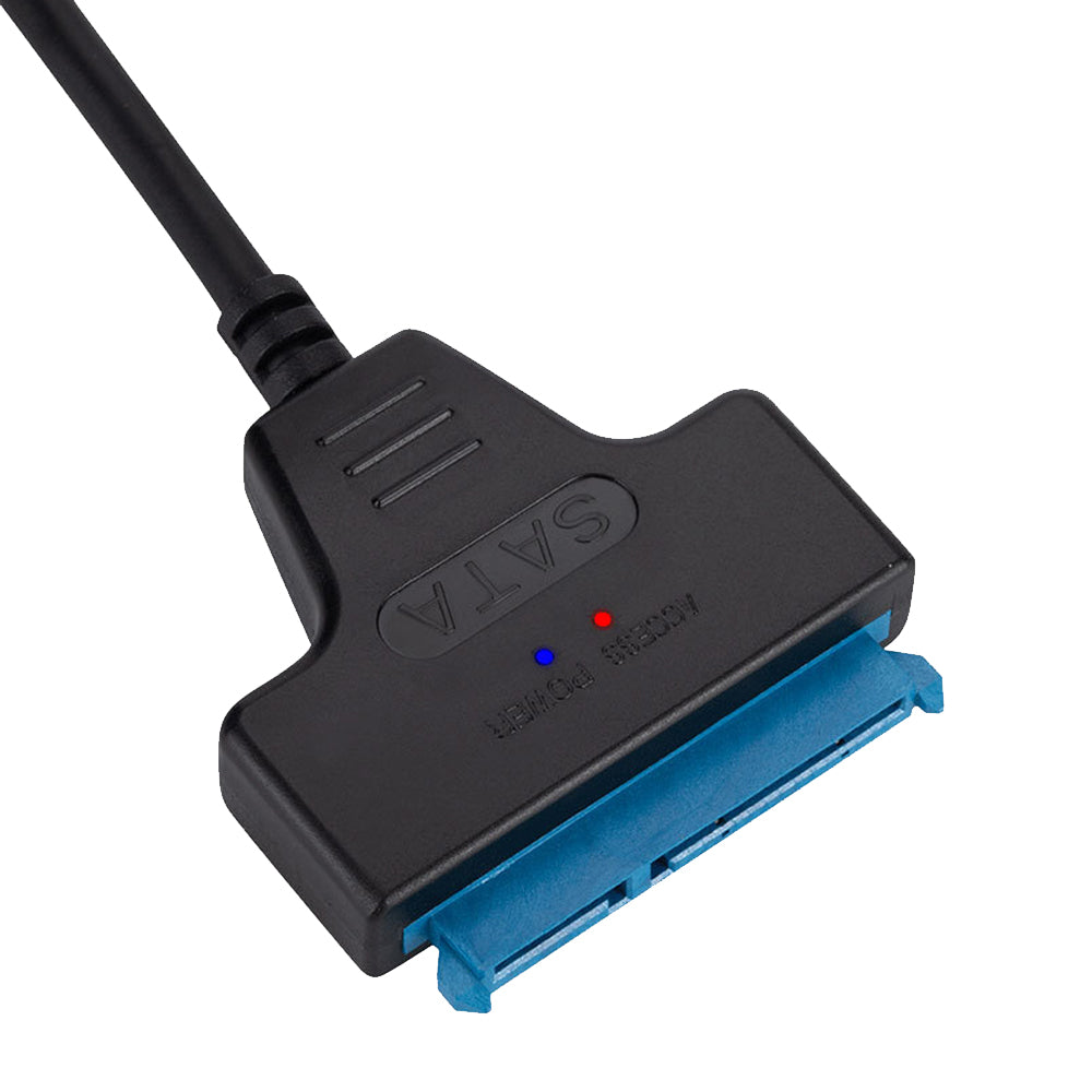 USB 3.0 to SATA  Hard Drive Adapter Cable for 2.5/3.5 inch SSD and HDD Dual USB with 12V DC Port