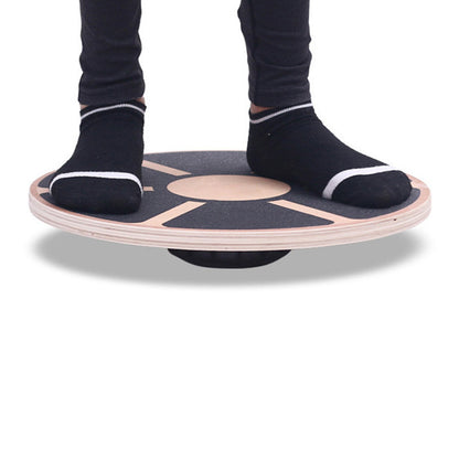 Non-Slip Balance Board Wooden Rocker Board Wobble Boards Yoga Exercise Balance Training Equipment