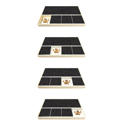 Wooden Dog Nail Scratch Board Interactive Nail File Pad for Dogs Indoor & Outdoor