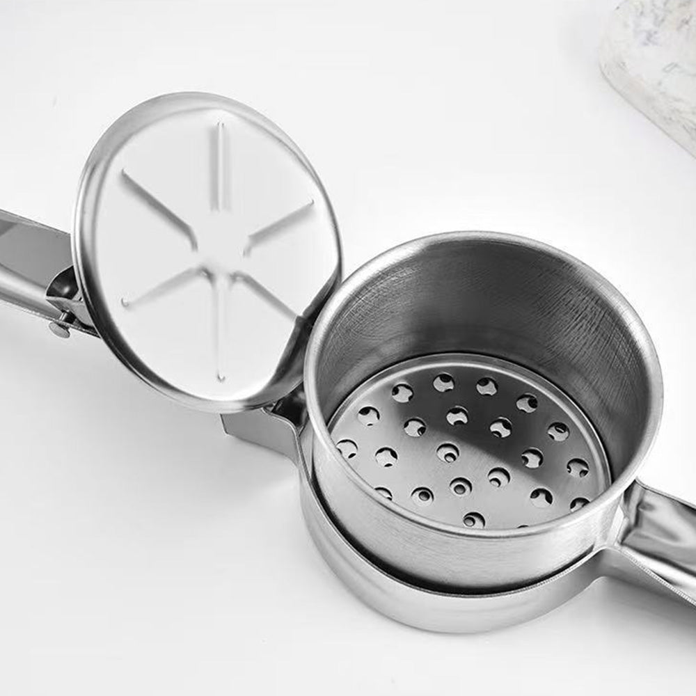 Stainless Steel Manual Potato Ricer Juicer with 3 Interchangeable Discs