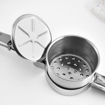 Stainless Steel Manual Potato Ricer Juicer with 3 Interchangeable Discs