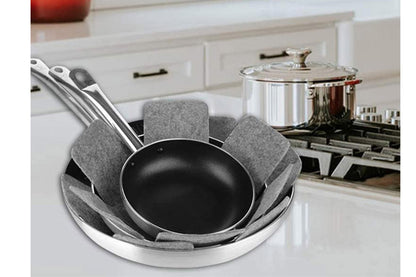 3pcs Cookware Protectors Felt Pot and Pan Protector Pads for Stacking Kitchen Organization