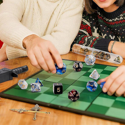 24-Piece Dice Advent Calendar Set Christmas Countdown with Polyhedral Dice for Teens and Adult