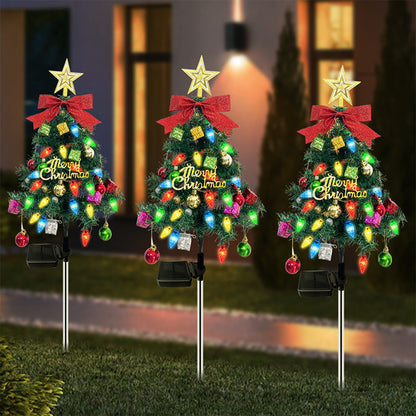 Christmas Tree Outdoor Solar Lights ¨C Waterproof Yard Garden & Lawn Decoration Style 1