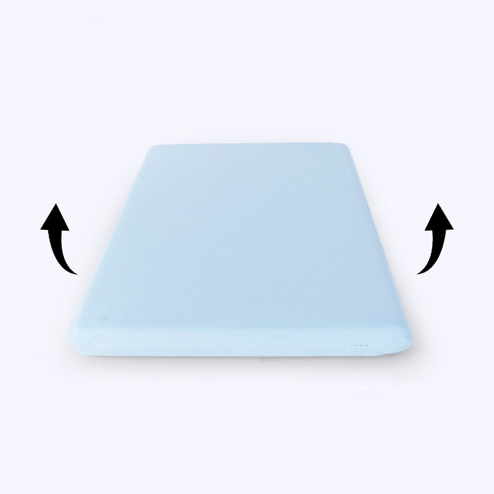 Soft Ultra Thin Pillow Cooling Memory Foam Pillow - Blue