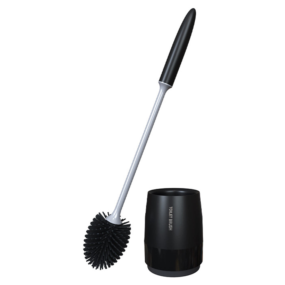 Toilet Brush with Quick Drying Holder-Black