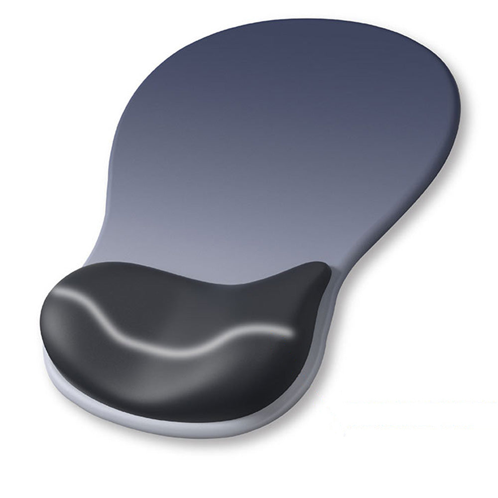 Gel Wrist Rest Mouse Pad Non-Slip Ergonomic Mouse Mat for Computer and Laptop Blue