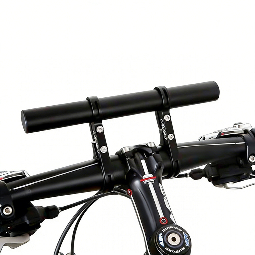 20cm Aluminum Alloy Bicycle Handlebar Extender Mount-Black