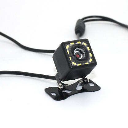24 LED Square Reverse Camera for Car Rear View Parking with Night Vision
