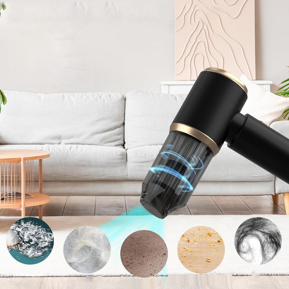 3-in-1 Cordless Vacuum Cleaner Air Duster and Air Blower for Car Camping
