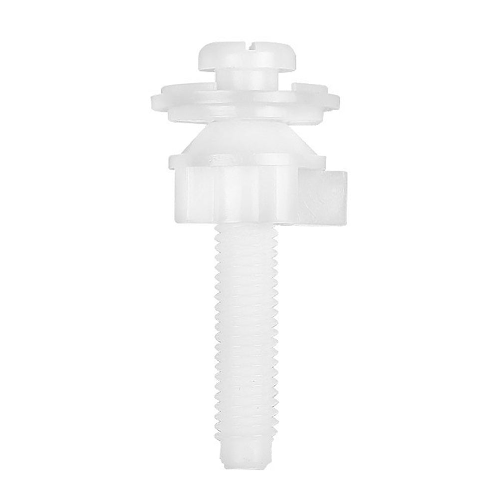 33mm Plastic Toilet Seat Hinge Bolts Fixing Kit with Nuts and Washers