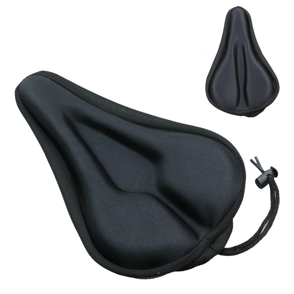 Triangle Groove Bike Seat Cushion Cover for Indoor & Outdoor Cycling