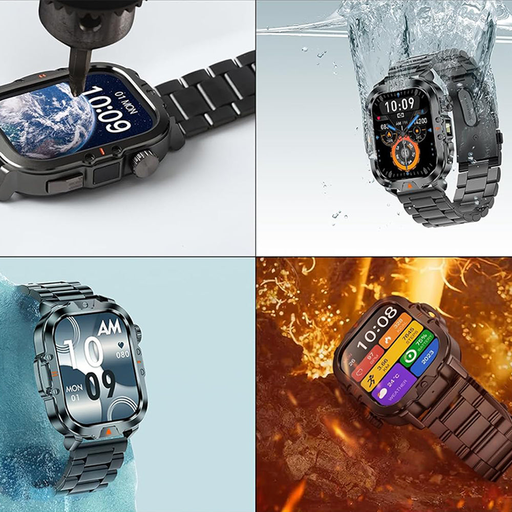 2.01in Smart Watch 100+ Sports Modes Fitness Smart Watch IP68 Waterproof Watch
